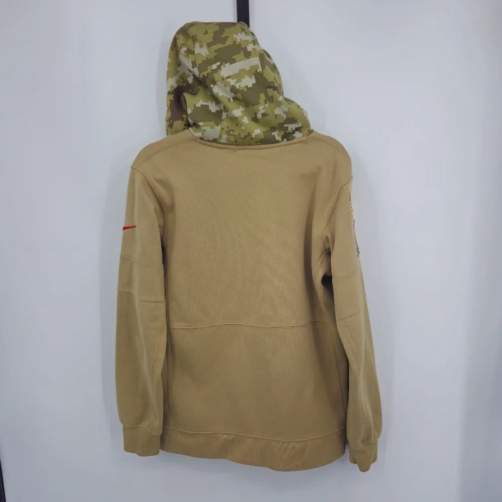 Nike Kansas City Chiefs salute to service military pullover hoodie sweatshirt S‎